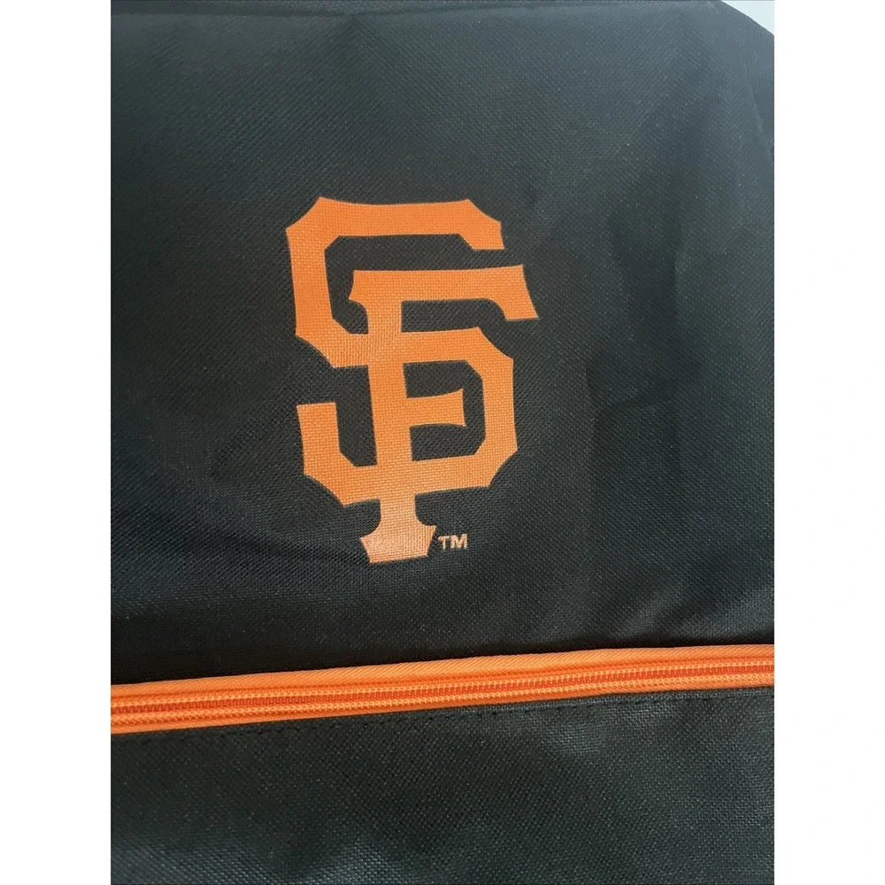 San Francisco Giants Backpack Unisex One Size Black Orange Logo Promo